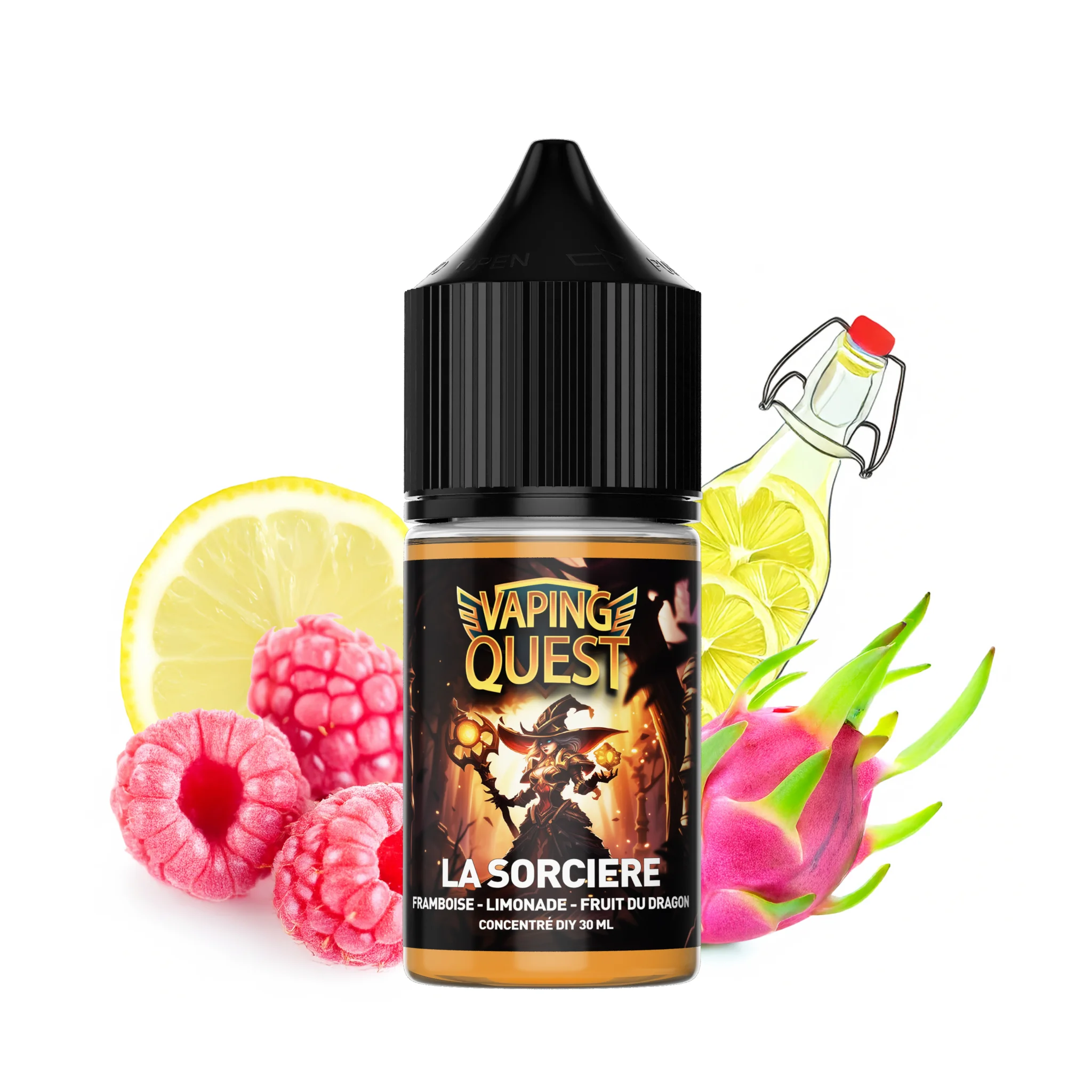 Concentré - Vaping Quest - La Sorcière 0mg 30 ml - Mixup Labs